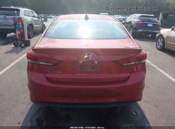 5NPD84LF1HH010746 2017 HYUNDAI ELANTRA Red 