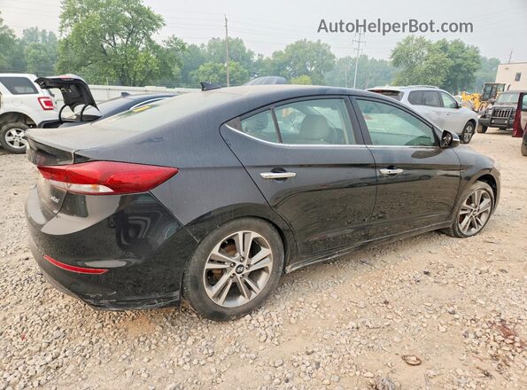 5NPD84LF1HH029202 2017 HYUNDAI ELANTRA Black Trasero derecho