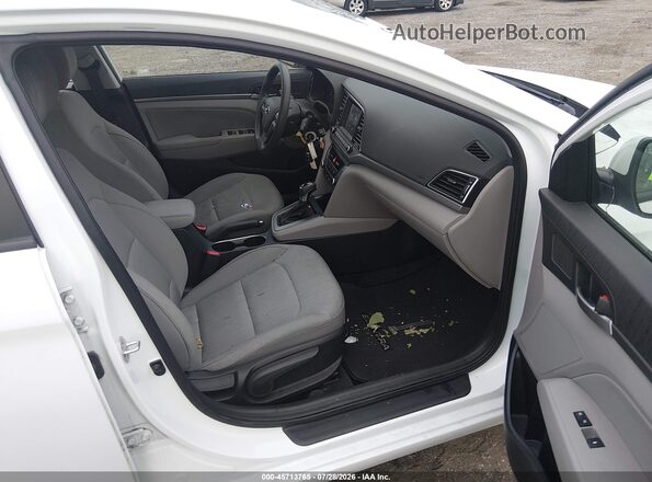 5NPD84LF1HH031631 2017 HYUNDAI ELANTRA White Front interior view