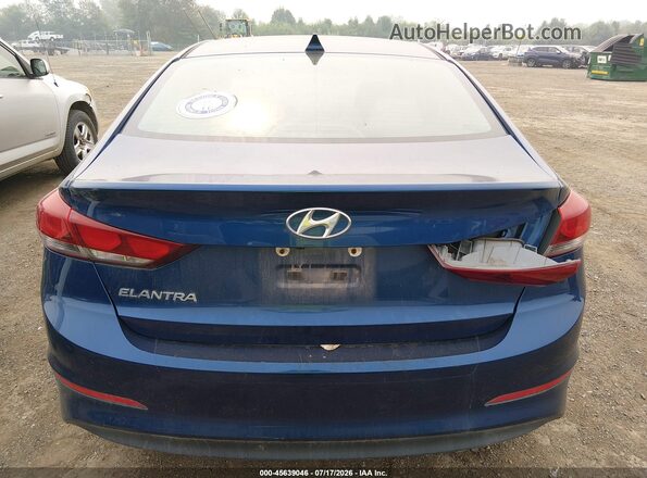 5NPD84LF1HH035257 2017 HYUNDAI ELANTRA Blue 