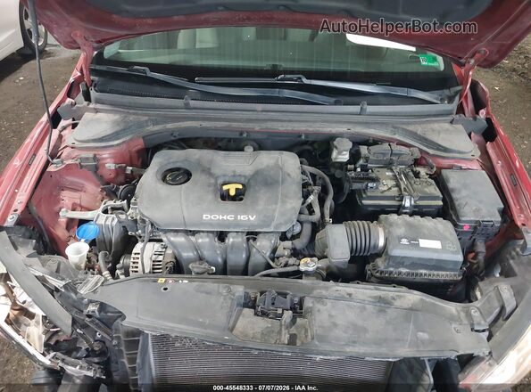5NPD84LF1HH037591 2017 HYUNDAI ELANTRA Red Vista trasera