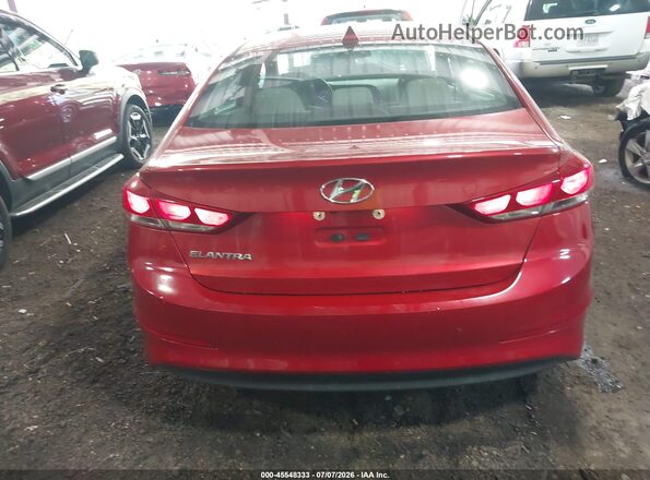 5NPD84LF1HH037591 2017 HYUNDAI ELANTRA Red 