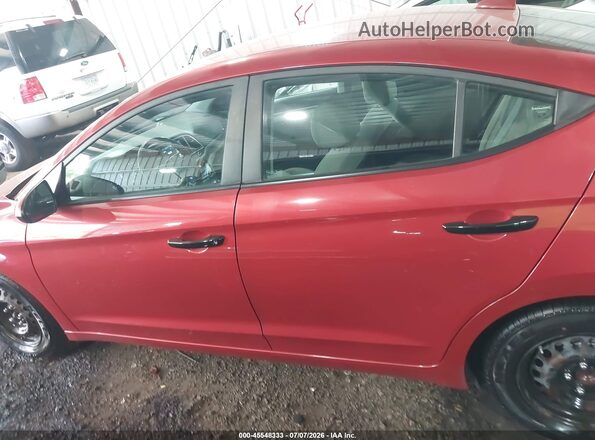 5NPD84LF1HH037591 2017 HYUNDAI ELANTRA Red 