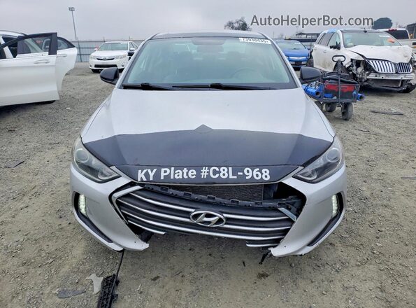 5NPD84LF1HH052253 2017 HYUNDAI ELANTRA Silver წინა ხედი