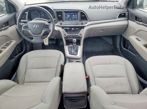 5NPD84LF1HH052253 2017 HYUNDAI ELANTRA Silver წინა პანელის ხედი