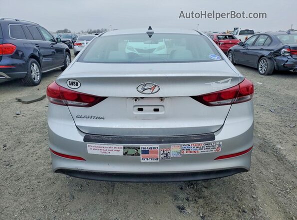 5NPD84LF1HH052253 2017 HYUNDAI ELANTRA Silver უკანა ხედი