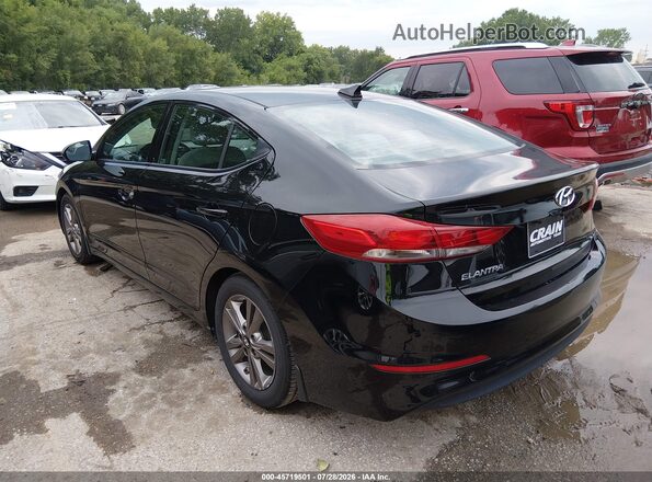 5NPD84LF1HH081350 2017 HYUNDAI ELANTRA Black Trasero izquierdo