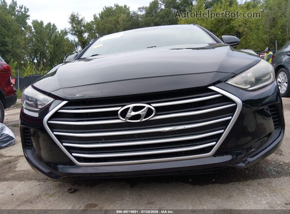5NPD84LF1HH081350 2017 HYUNDAI ELANTRA Black Vista frontal
