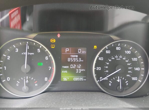 5NPD84LF1HH081350 2017 HYUNDAI ELANTRA Black Vista de los asientos traseros