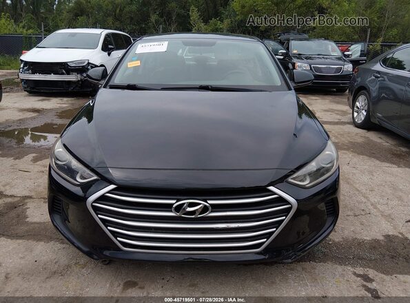 5NPD84LF1HH081350 2017 HYUNDAI ELANTRA Black Vista interior trasera