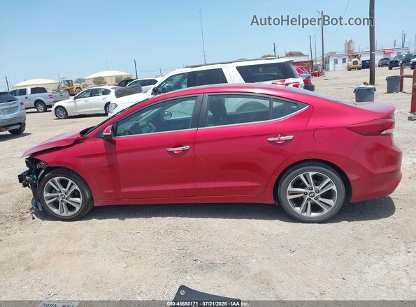 5NPD84LF1HH099640 2017 HYUNDAI ELANTRA Red 