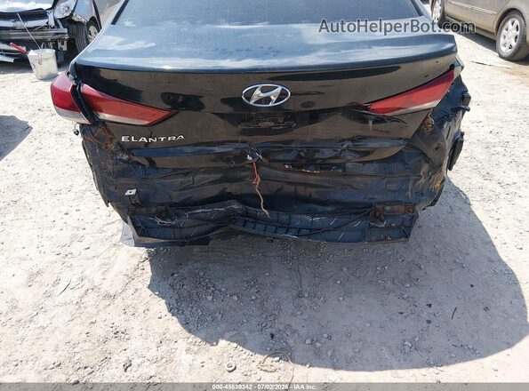 5NPD84LF1HH118879 2017 HYUNDAI ELANTRA Black Vista frontal