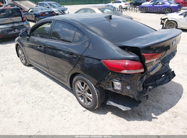 5NPD84LF1HH118879 2017 HYUNDAI ELANTRA Black Trasero izquierdo