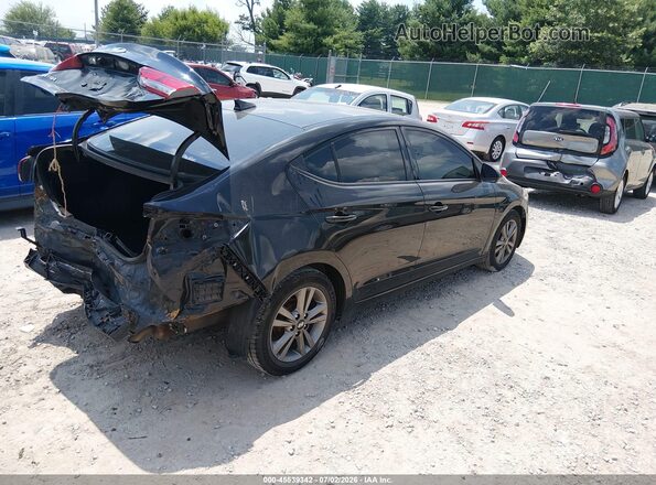 5NPD84LF1HH118879 2017 HYUNDAI ELANTRA Black Trasero derecho