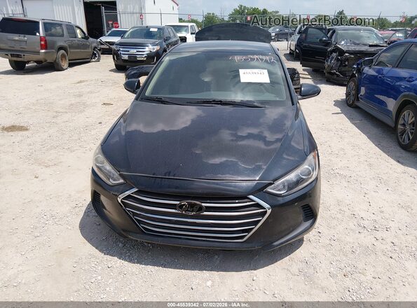 5NPD84LF1HH118879 2017 HYUNDAI ELANTRA Black Vista interior trasera