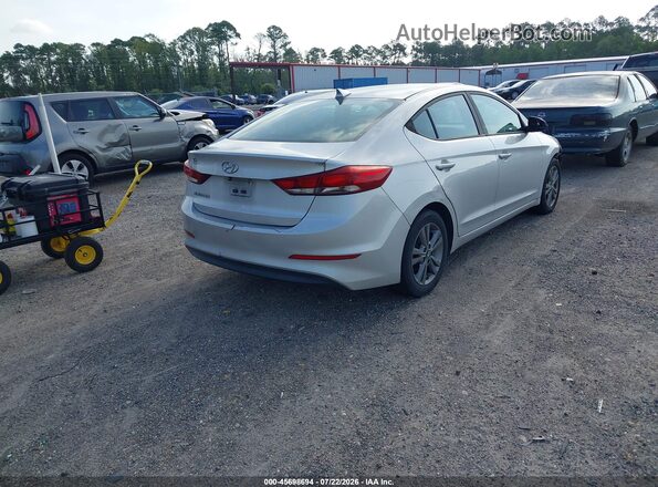 5NPD84LF1HH159075 2017 HYUNDAI ELANTRA Silver Trasero derecho