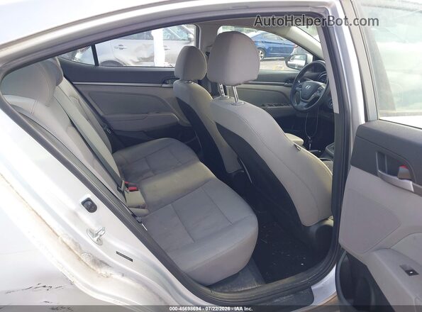 5NPD84LF1HH159075 2017 HYUNDAI ELANTRA Silver Vista de la etiqueta del VIN