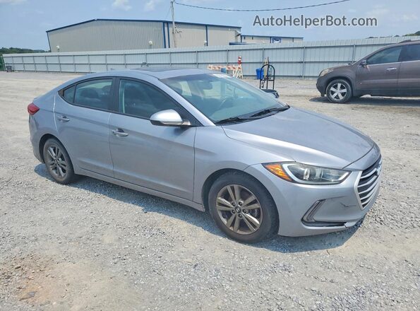 5NPD84LF1HH161022 2017 HYUNDAI ELANTRA Серебряный Передняя правая четверть