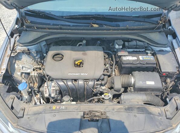 5NPD84LF1HH161022 2017 HYUNDAI ELANTRA Серебряный Вид задней части салона