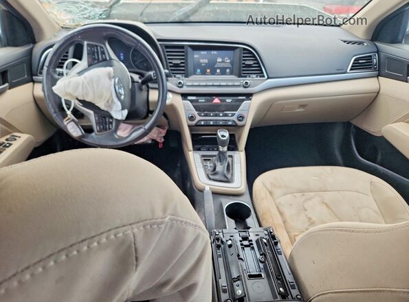 5NPD84LF1HH166074 2017 HYUNDAI ELANTRA Beige წინა პანელის ხედი