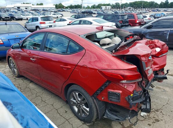 5NPD84LF1HH203138 2017 HYUNDAI ELANTRA Red Trasero izquierdo