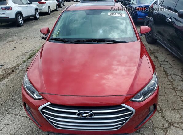 5NPD84LF1HH203138 2017 HYUNDAI ELANTRA Red Vista frontal