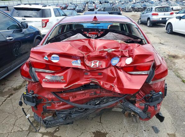 5NPD84LF1HH203138 2017 HYUNDAI ELANTRA Red Vista trasera