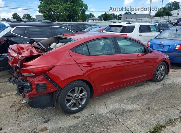 5NPD84LF1HH203138 2017 HYUNDAI ELANTRA Red Trasero derecho