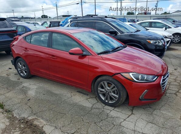 5NPD84LF1HH203138 2017 HYUNDAI ELANTRA Red Delantero derecho