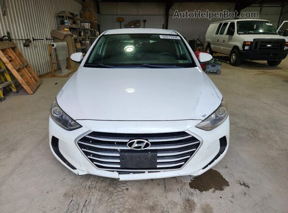 5NPD84LF1JH223847 2018 HYUNDAI ELANTRA White Դիմացի տեսք