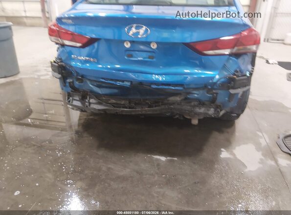 5NPD84LF1JH233195 2018 HYUNDAI ELANTRA Синий Вид спереди