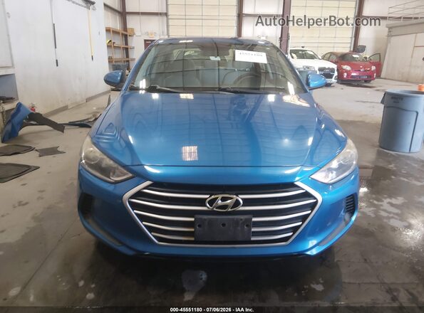 5NPD84LF1JH233195 2018 HYUNDAI ELANTRA Синий Вид задней части салона