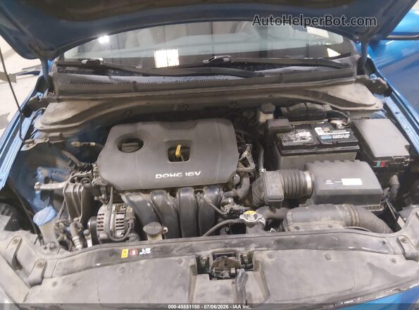5NPD84LF1JH233195 2018 HYUNDAI ELANTRA Синий Вид сзади