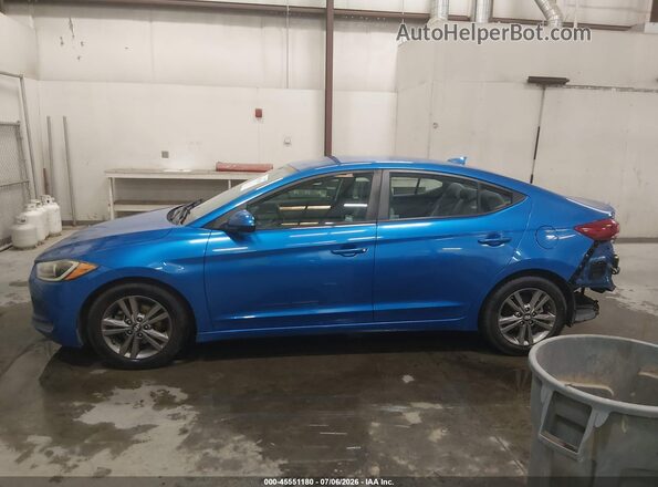5NPD84LF1JH233195 2018 HYUNDAI ELANTRA Синий 