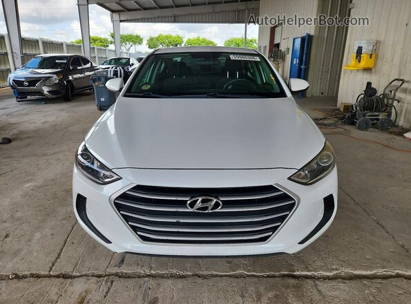 5NPD84LF1JH234380 2018 HYUNDAI ELANTRA Белый Вид спереди