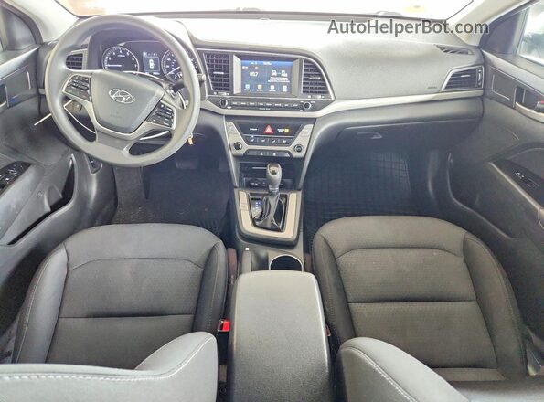 5NPD84LF1JH234380 2018 HYUNDAI ELANTRA Белый Вид панели приборов