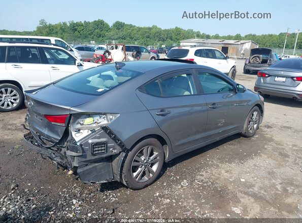 5NPD84LF1JH251910 2018 HYUNDAI ELANTRA Серый Задняя правая четверть