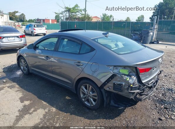 5NPD84LF1JH251910 2018 HYUNDAI ELANTRA Серый Задняя левая четверть