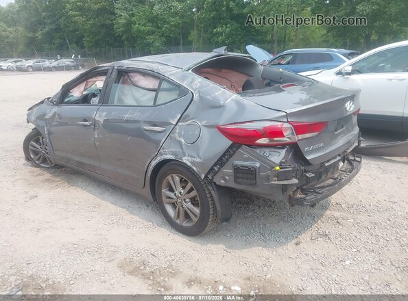 5NPD84LF1JH280730 2018 HYUNDAI ELANTRA Gray უკანა მარცხენა