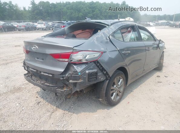 5NPD84LF1JH280730 2018 HYUNDAI ELANTRA Gray უკანა მარჯვენა