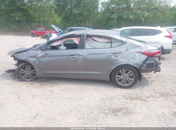 5NPD84LF1JH280730 2018 HYUNDAI ELANTRA Gray სალონის 360-გრადუსიანი ხედი
