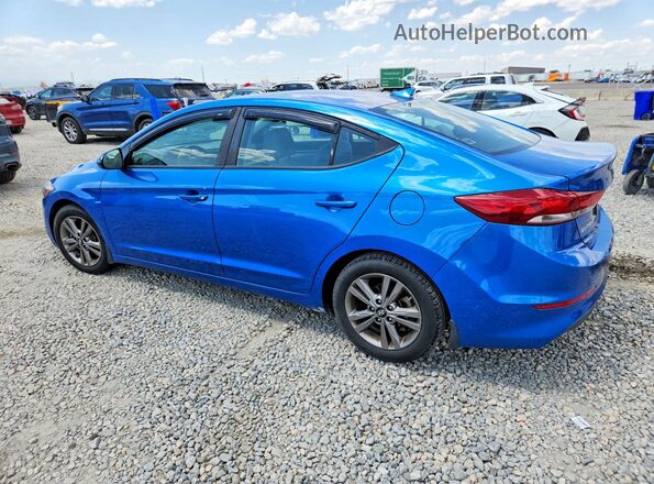 5NPD84LF1JH291596 2018 HYUNDAI ELANTRA Blue Задня ліва чверть