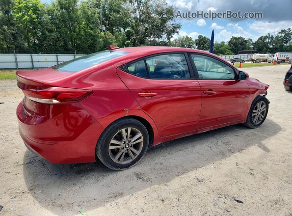 5NPD84LF1JH300040 2018 HYUNDAI ELANTRA Red უკანა მარჯვენა
