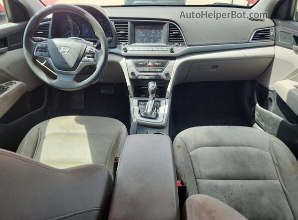 5NPD84LF1JH300040 2018 HYUNDAI ELANTRA Red წინა პანელის ხედი