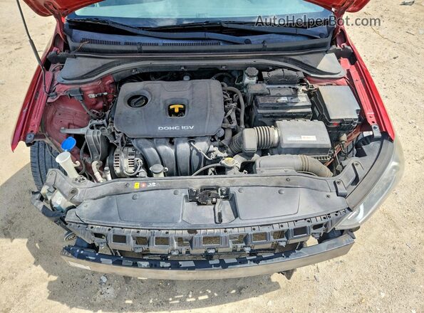 5NPD84LF1JH300040 2018 HYUNDAI ELANTRA Red უკანა სალონის ხედი