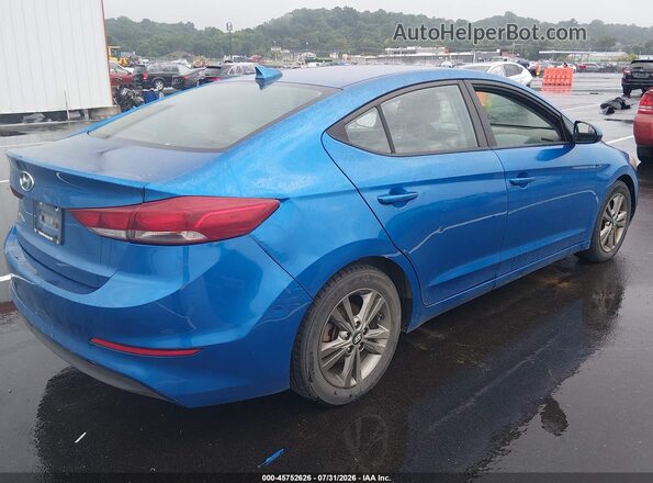 5NPD84LF1JH306159 2018 HYUNDAI ELANTRA Blue Задня права чверть