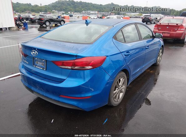 5NPD84LF1JH306159 2018 HYUNDAI ELANTRA Blue Вид спереду