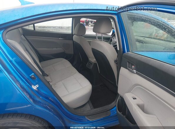 5NPD84LF1JH306159 2018 HYUNDAI ELANTRA Blue Вид наклейки з VIN-кодом