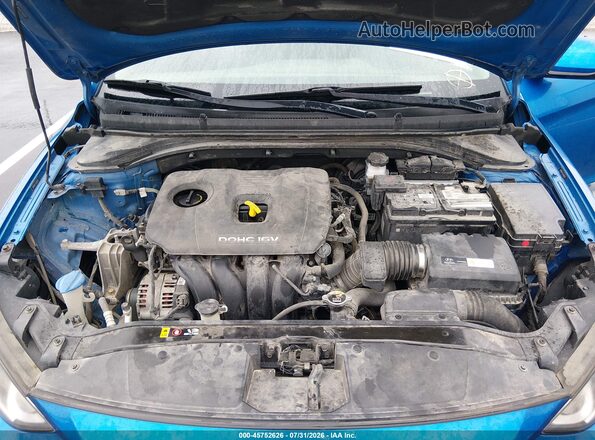 5NPD84LF1JH306159 2018 HYUNDAI ELANTRA Blue Вид ззаду