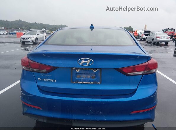 5NPD84LF1JH306159 2018 HYUNDAI ELANTRA Blue 